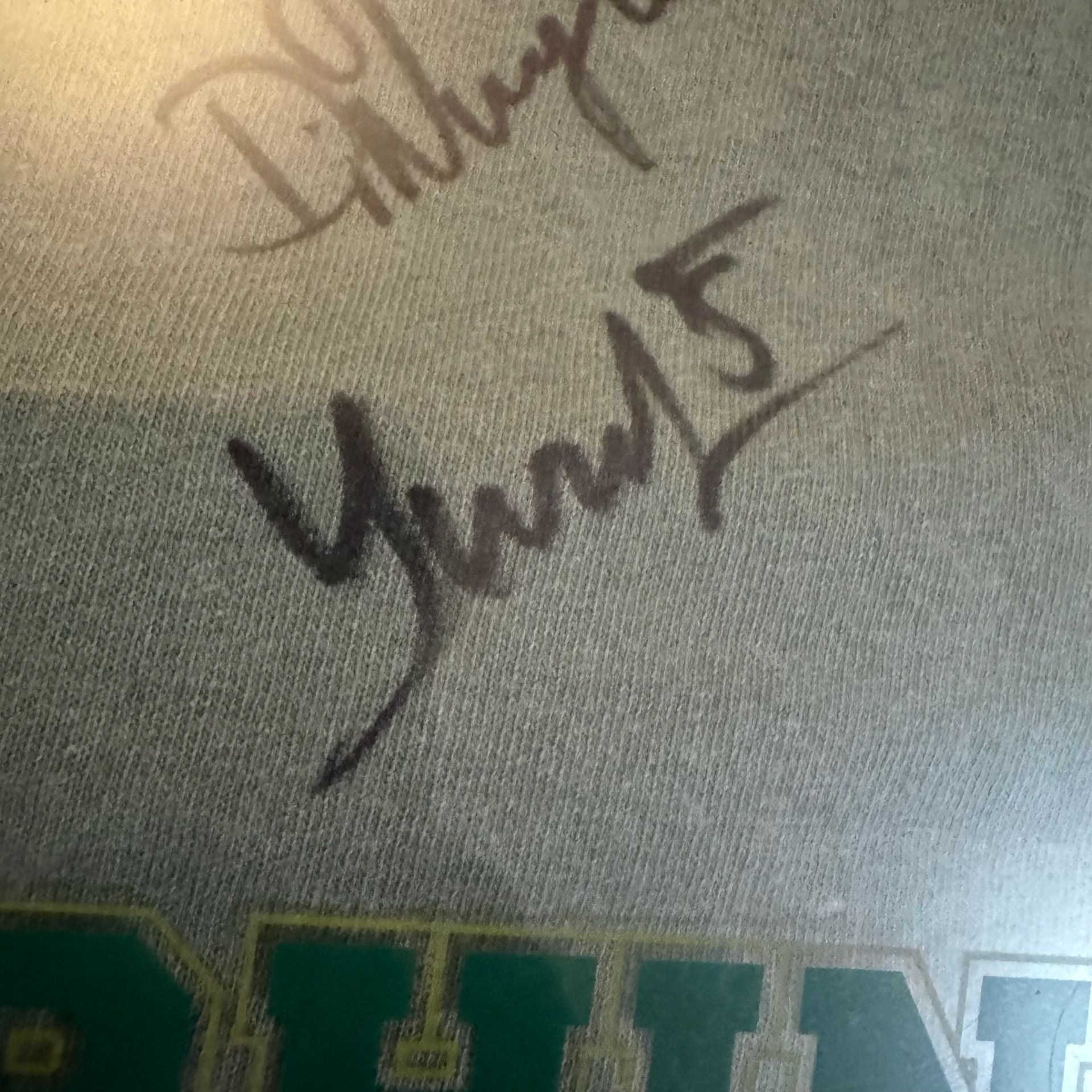 Vintage Rochester Raging Rhinos Soccer Crazy Autographed T-Shirt Framed 19
