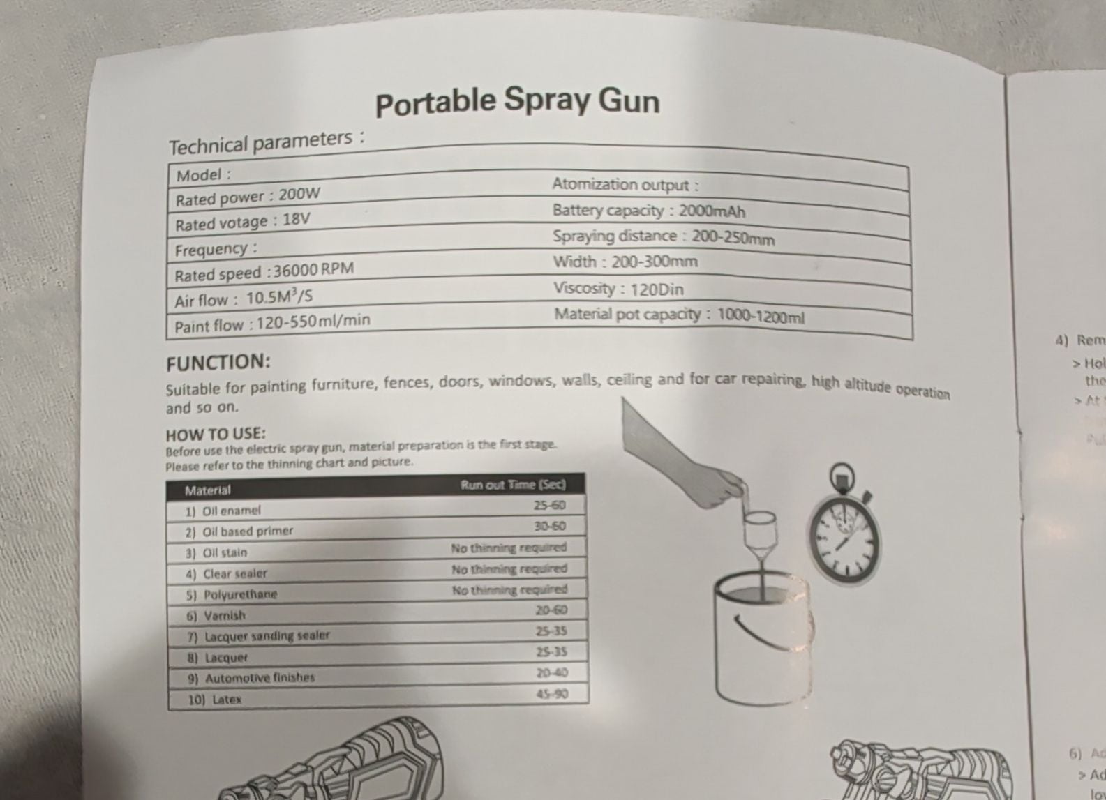 Li-Ion Portable Spray Gun Professional Power Tools 3