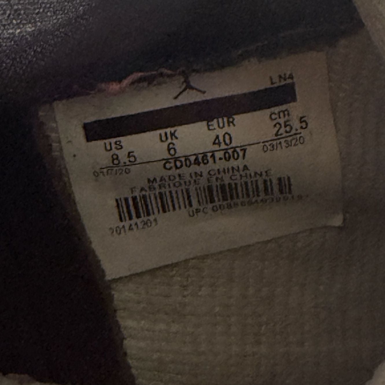 Nike Air Jordan 1 Retro High OG Twist Size 8.5 Panda 4