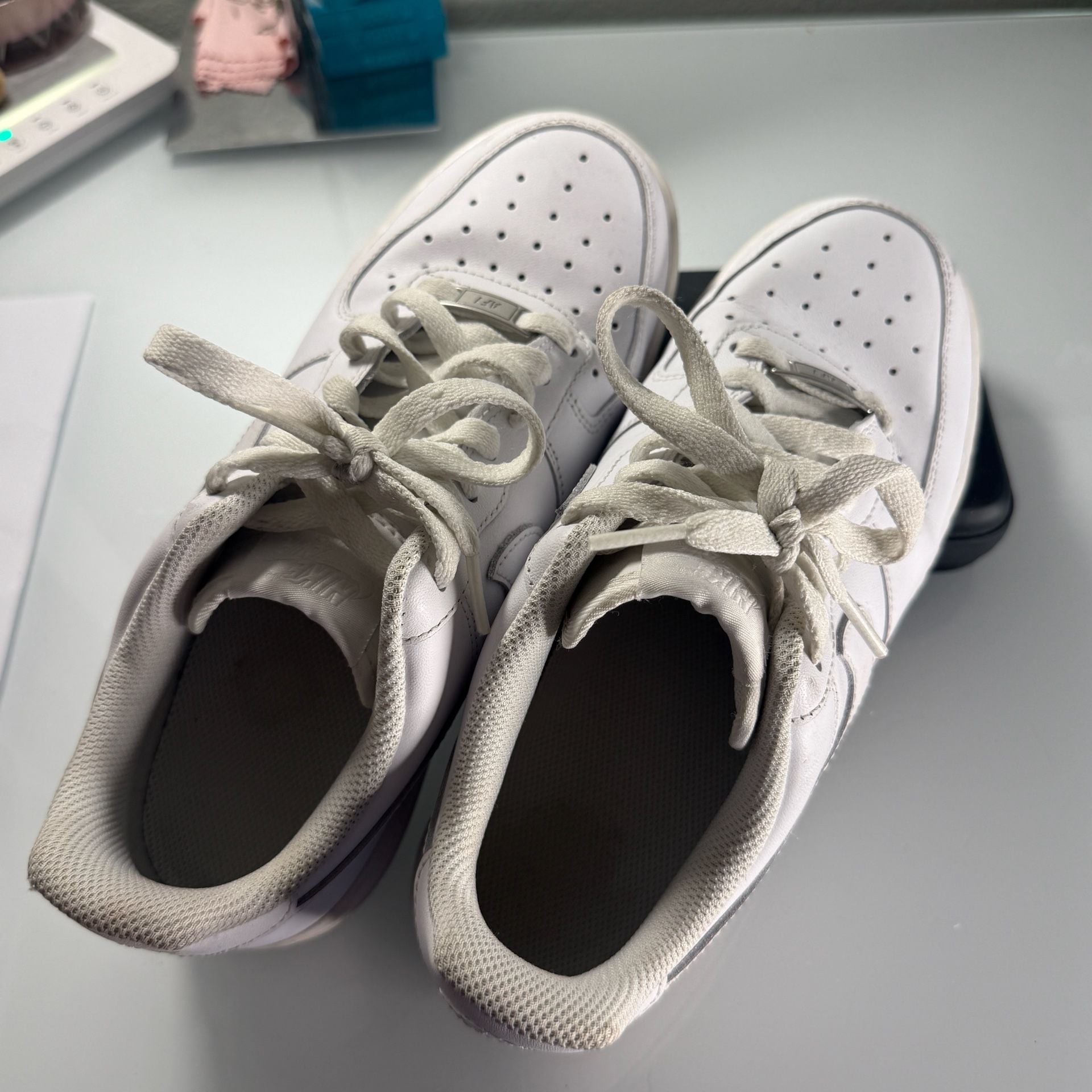 Nike Air Force 1 Low Triple White Sneakers 9
