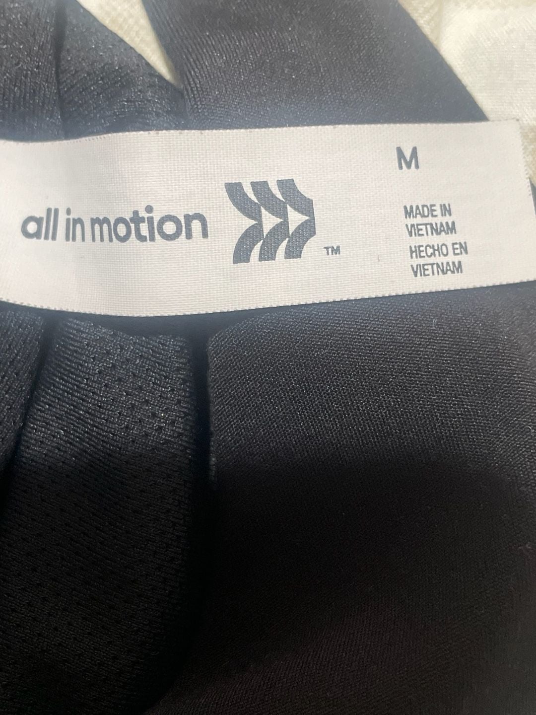 All In Motion Sports Bra Size M Black Athletic Crop 4