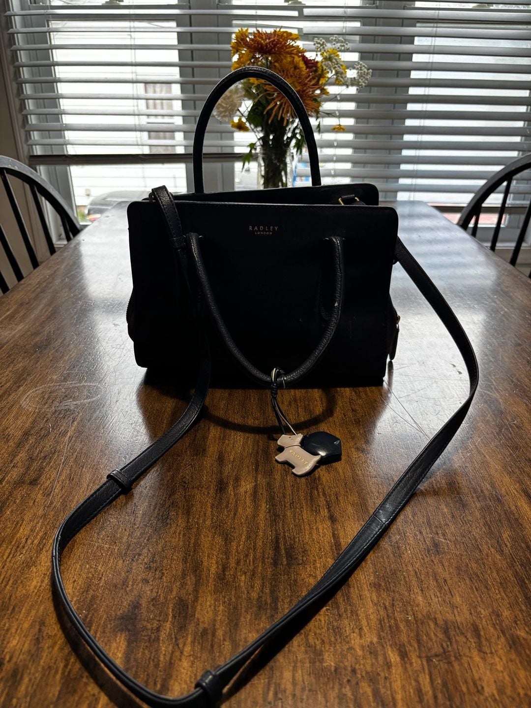 Radley London Dark Blue Leather Liverpool St Handbag 2