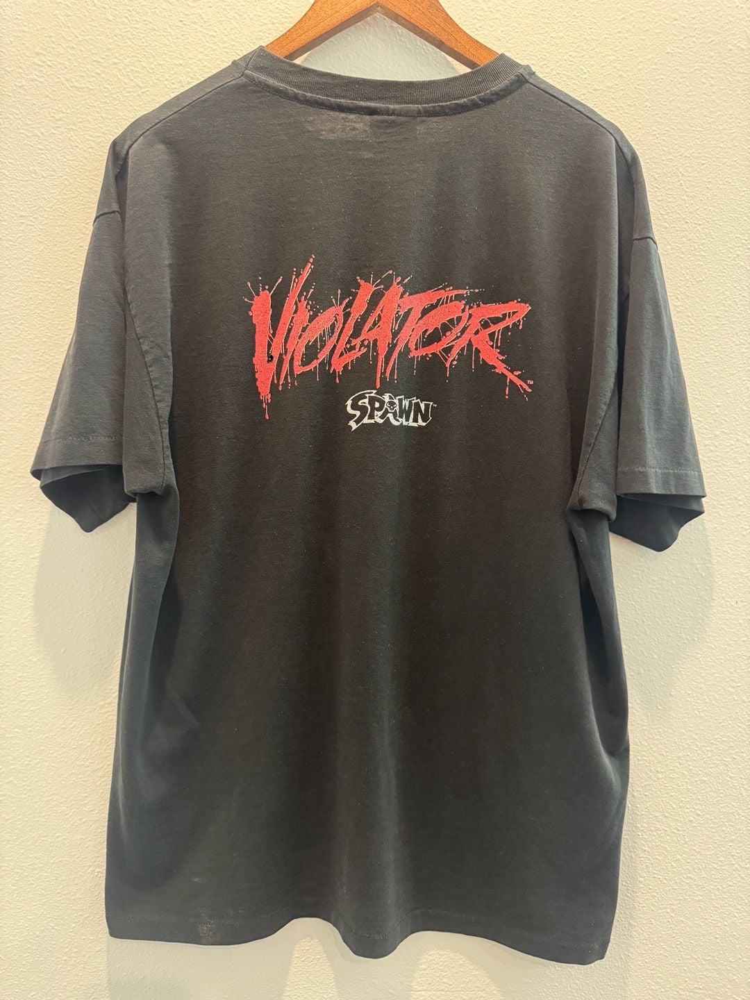 Vintage 1993 Spawn Violator Todd McFarlane Promo Shirt Size XL GLOW IN THE DARK 4