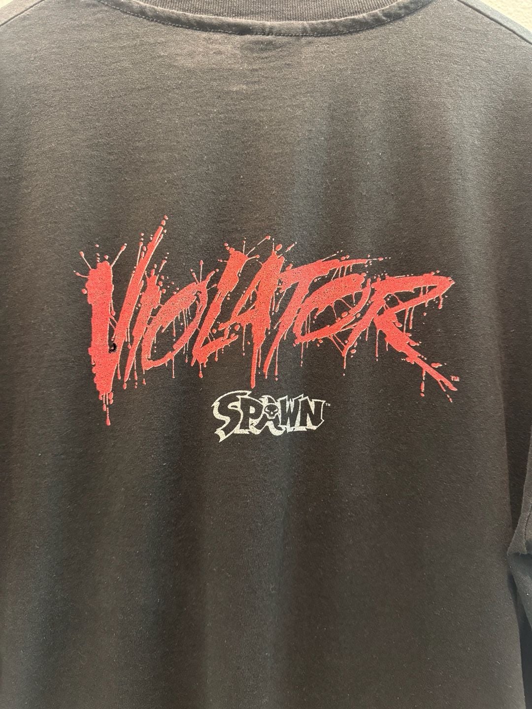 Vintage 1993 Spawn Violator Todd McFarlane Promo Shirt Size XL GLOW IN THE DARK 5