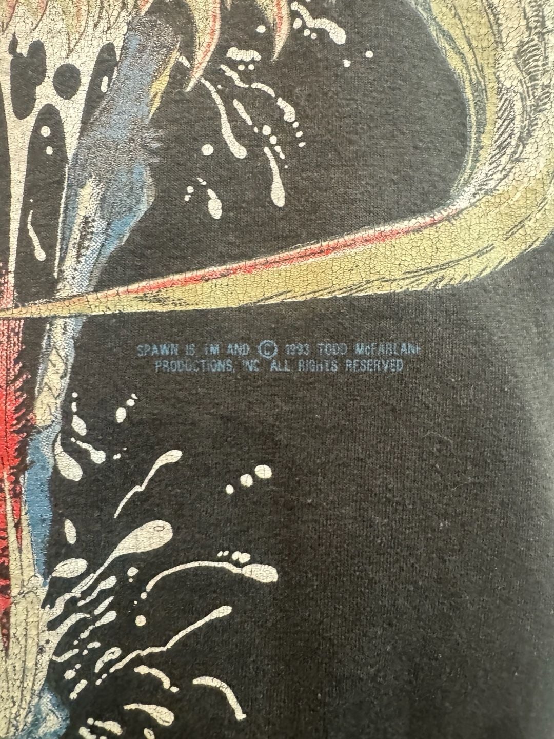 Vintage 1993 Spawn Violator Todd McFarlane Promo Shirt Size XL GLOW IN THE DARK 6