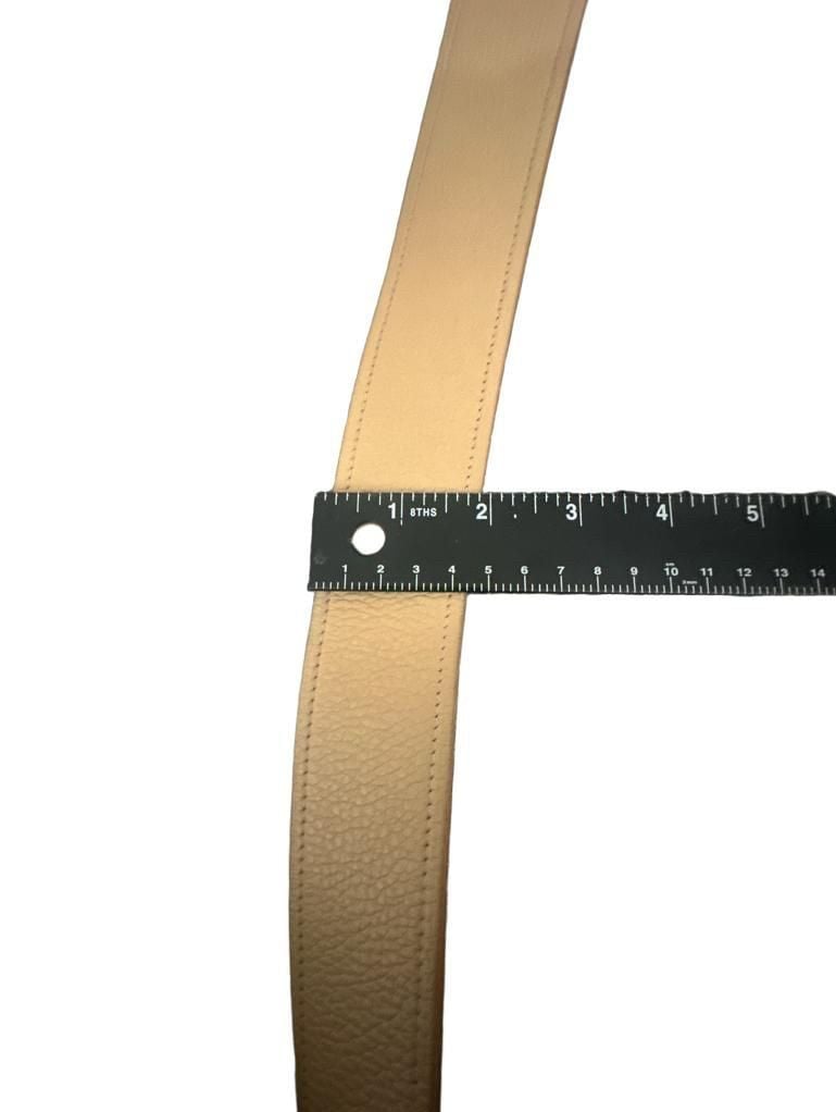 Authentic Prada Leather Belt Size 85 34 Tan Brown 13
