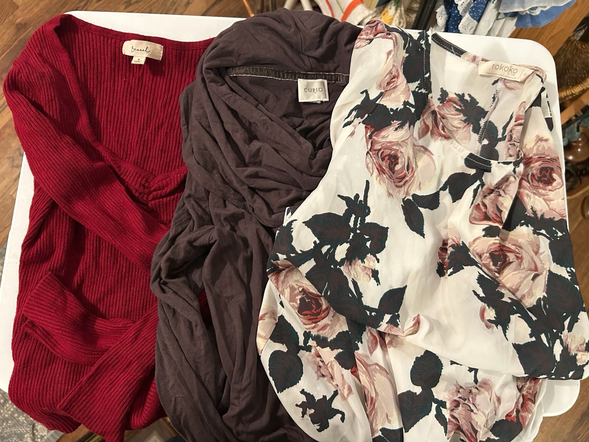Long Sleeve Top Lot of 3 Women's Tops Size Small 1