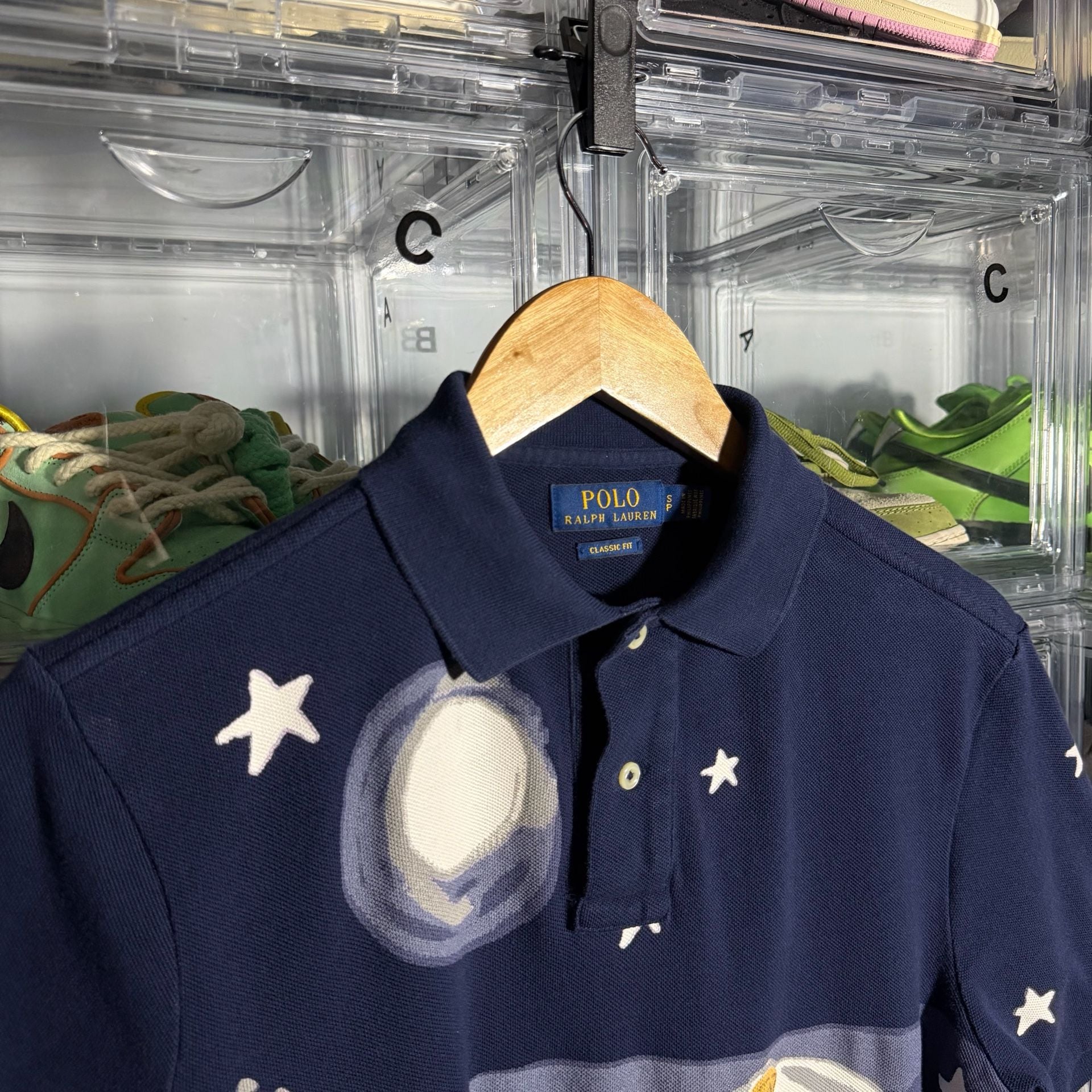 Polo Ralph Lauren Classic Fit Nautical Bear Polo Size S Blue 3