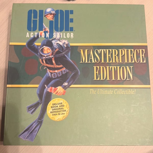 GI Joe Masterpiece Edition (1996): Action Sailor 12" Repro 1964 Figure & Book Vol II