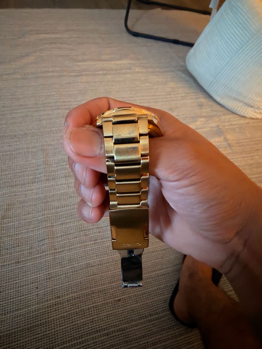Citizen Eco-Drive PCAT Chronograph Gold-Tone Stainless Steel Watch 43mm 4