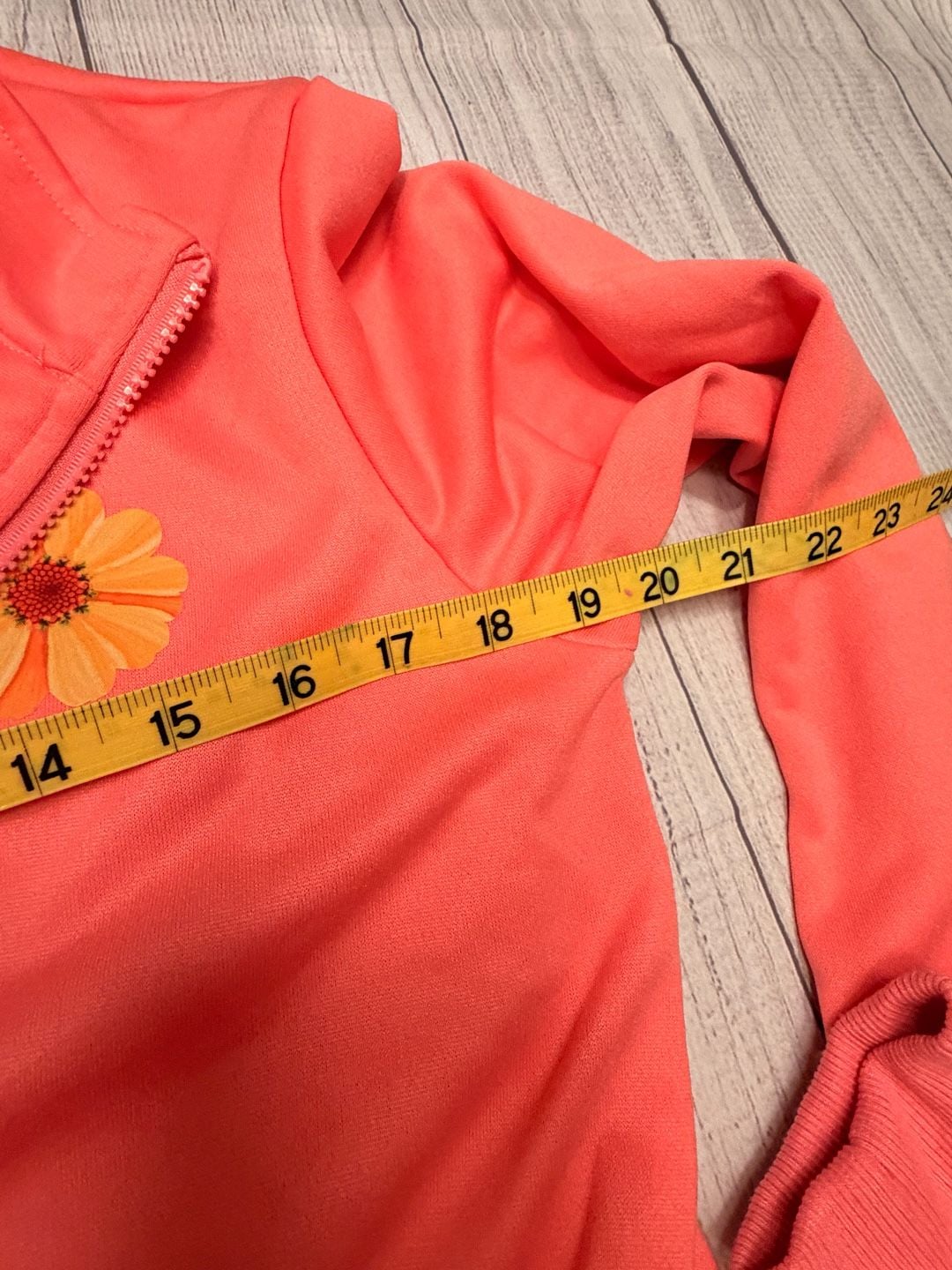 Jacket Full Zip Coral Floral Flower 8