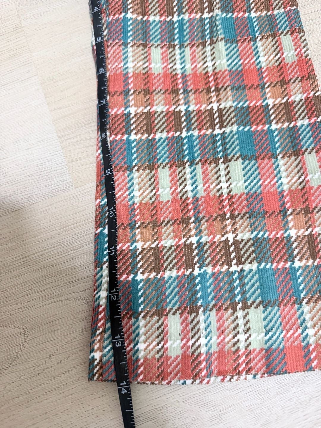 Vintage Boys Outfit Set Turtleneck Top and Plaid Pants Size 4T 10