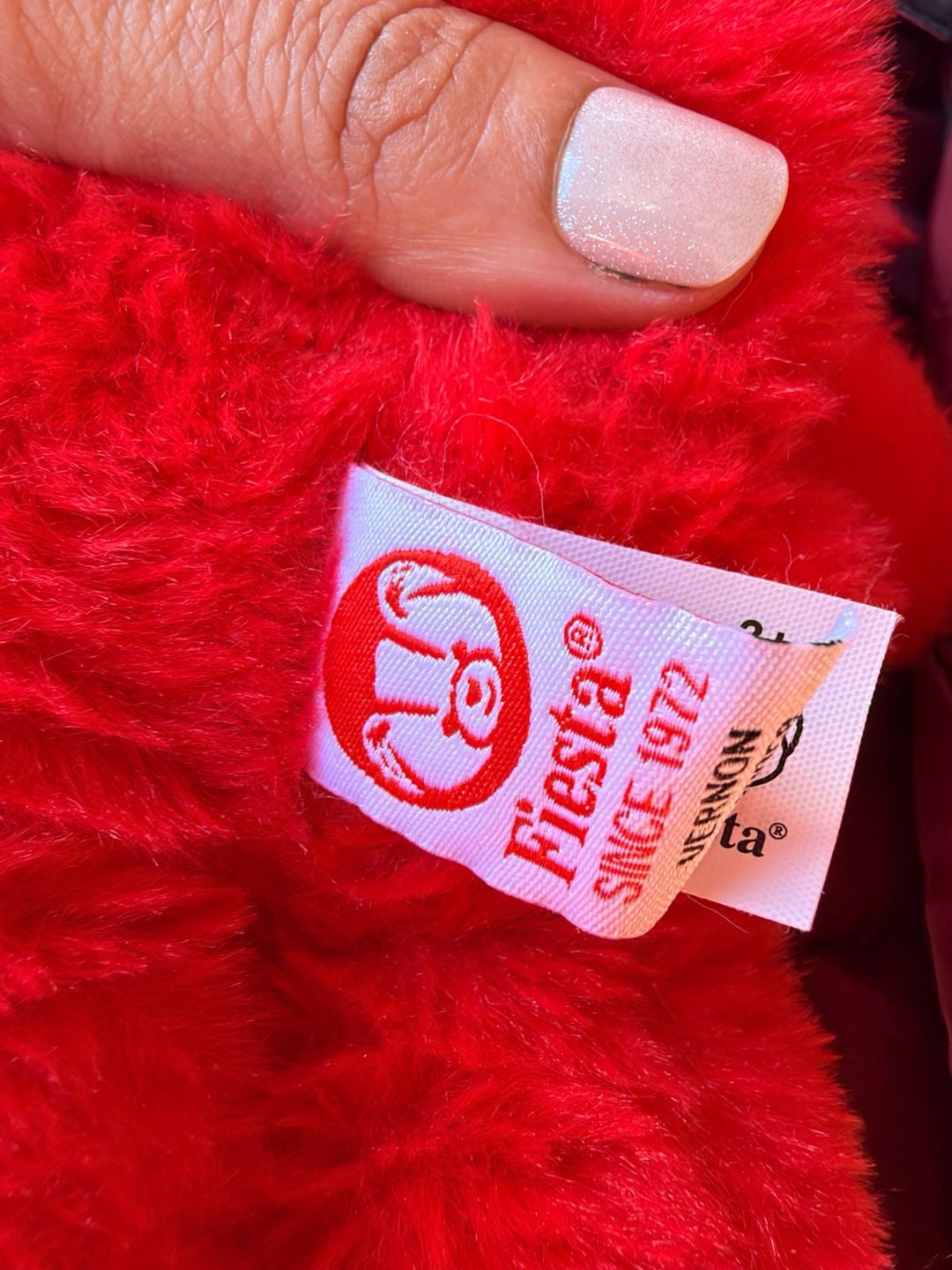 Fiesta Red Dragon Stuffed Animal Plush Toy 3