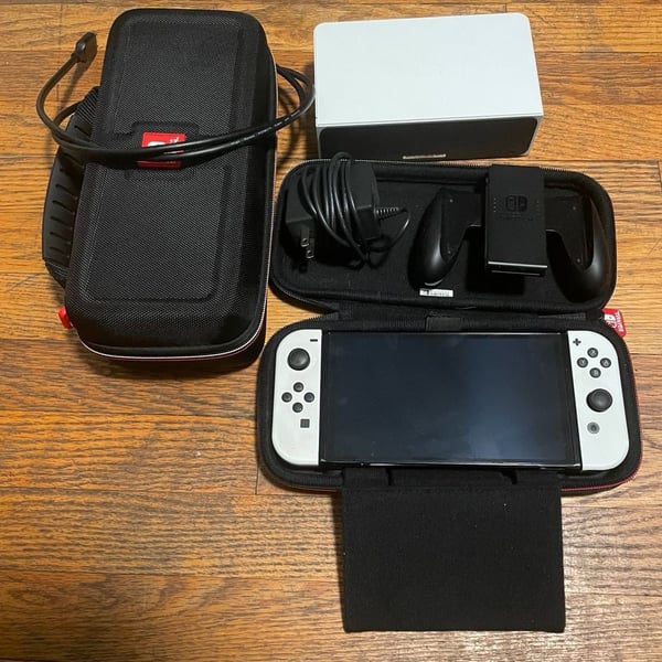Nintendo Switch OLED Model System White And 128GB SD card
