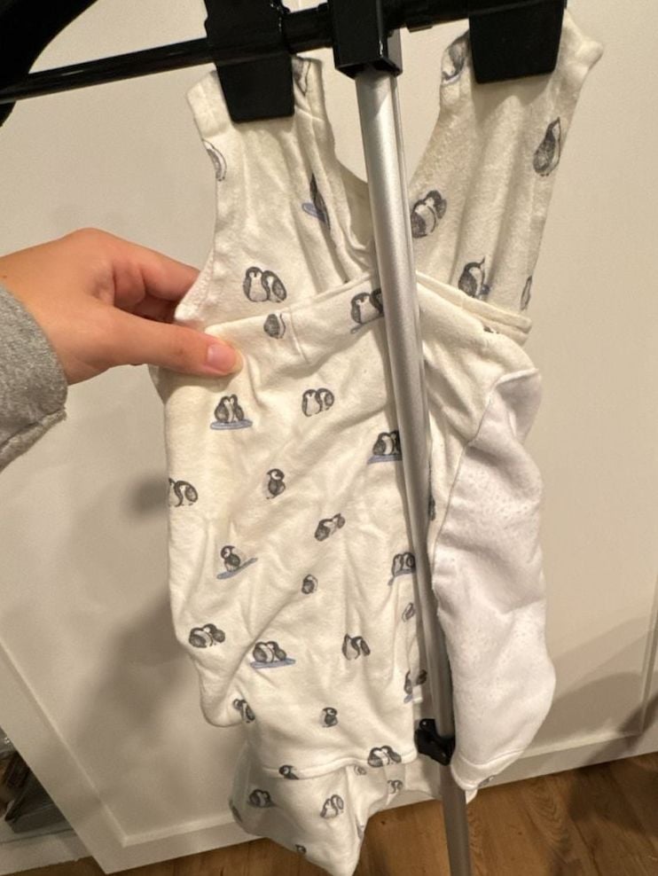 Halo SleepSack Swaddle Size NB/0-3M Penguin Print Cotton 3