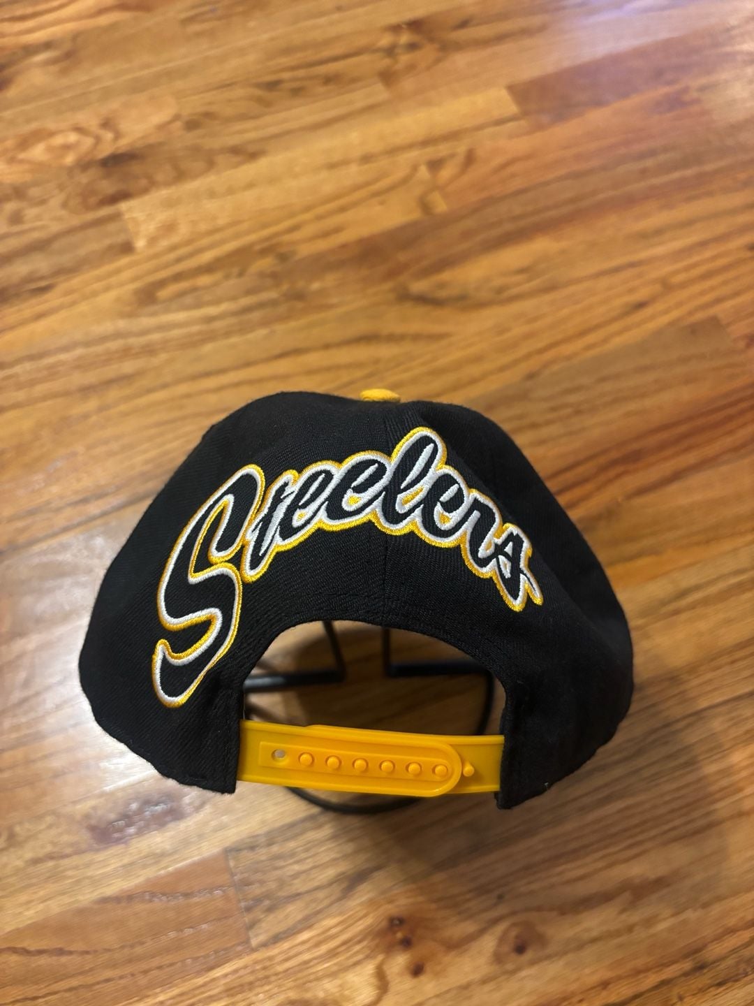 47 Brand Pittsburgh Steelers Snapback Hat Black Yellow One Size 2