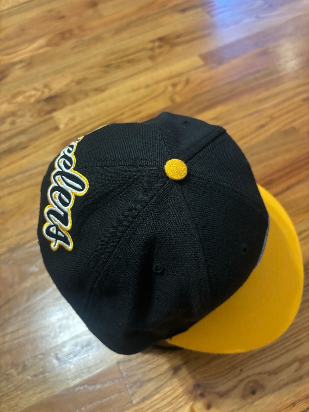 47 Brand Pittsburgh Steelers Snapback Hat Black Yellow One Size 6