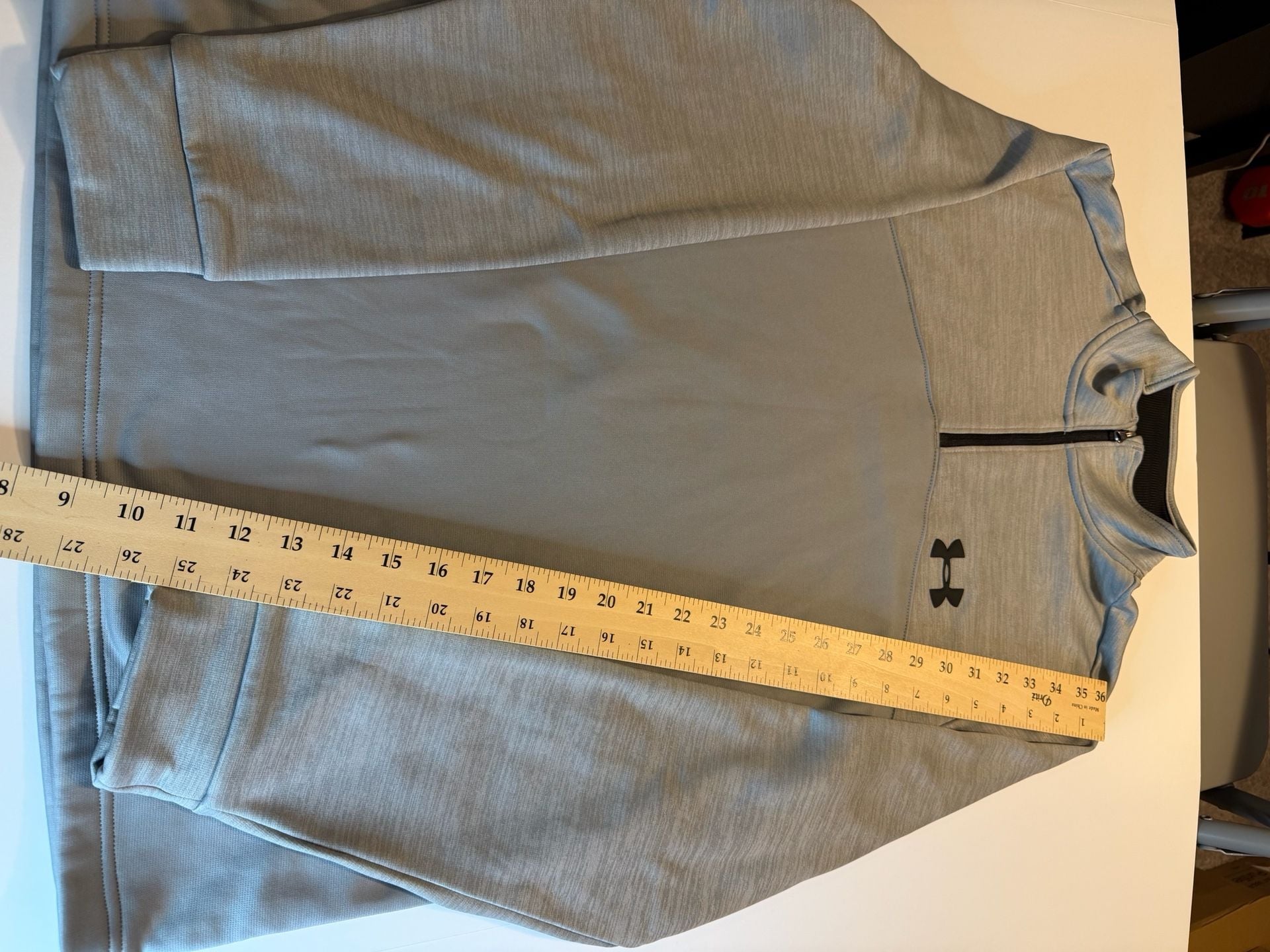 Under Armour Tech Utility 1/4 Zip Pullover Gray 4