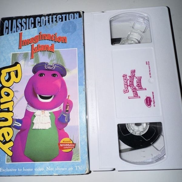 Barney's Imagination Island VHS Classic Collection