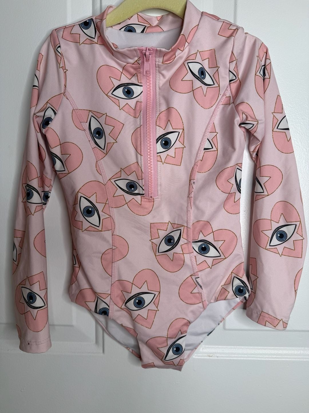 Submarine Scooba Doo Long Sleeve Swimsuit Pink Evil Eye 2