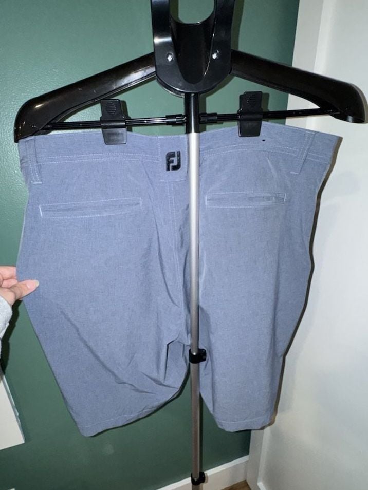 FootJoy Golf Shorts Size W34 Blue Lightweight Performance 3