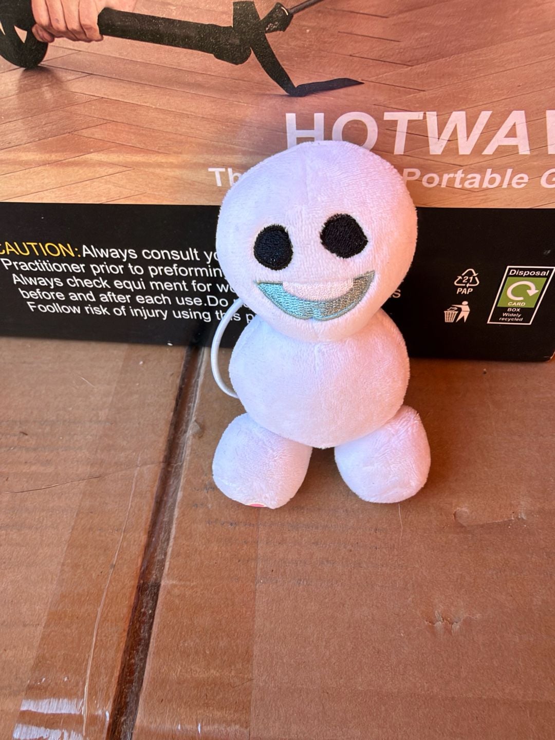 Build A Bear Disney FROZEN Snowman Baby SNOWGIE Mini Wrist Plush 4.5" Retired - 1