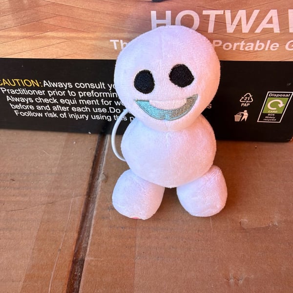 Build A Bear Disney FROZEN Snowman Baby SNOWGIE Mini Wrist Plush 4.5" Retired -