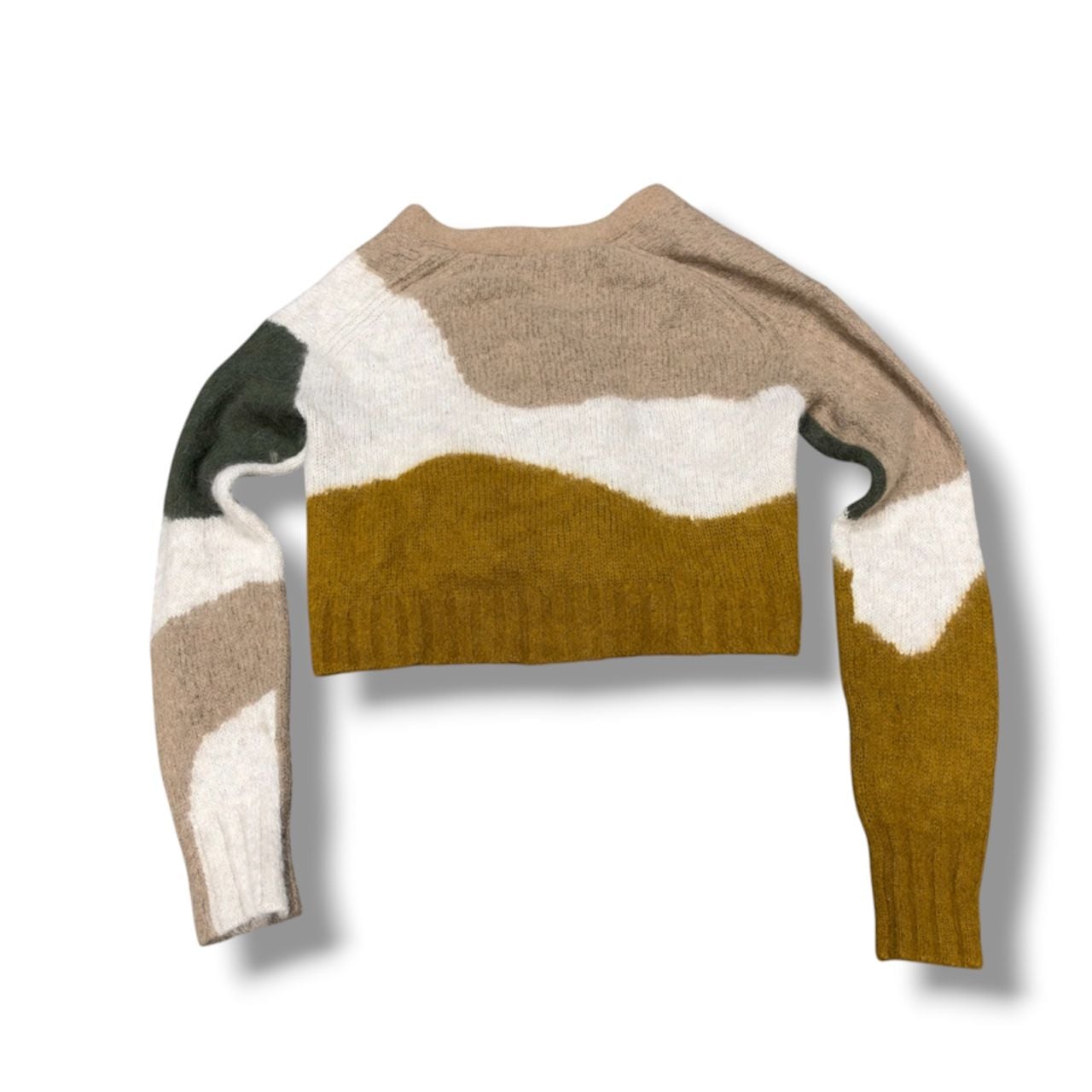 Everlane Alpaca Cardigan Size XS Colorblock Sweater 5