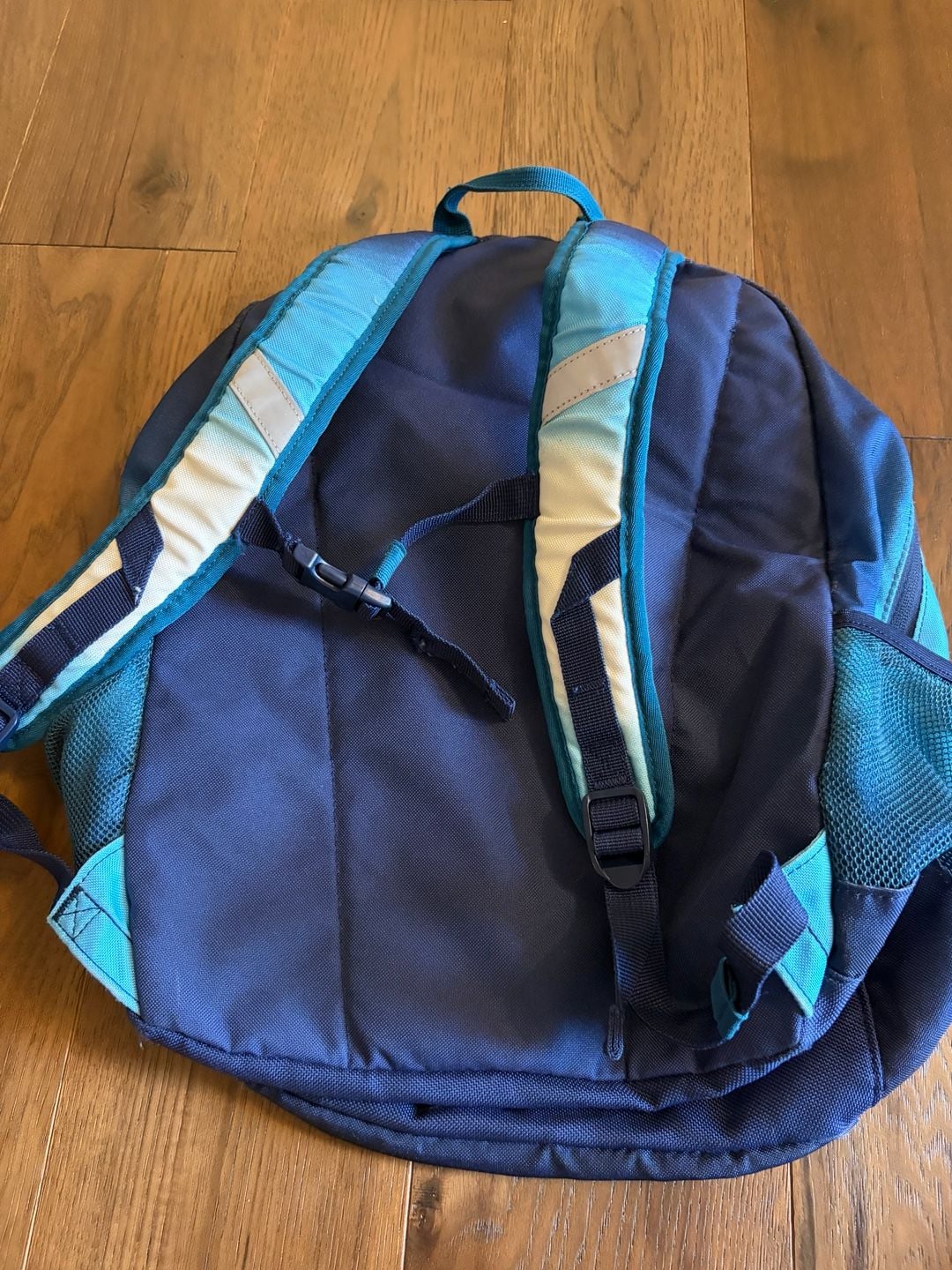 Lands' End Kids Backpack Panda Unicorn Blue Gradient 6