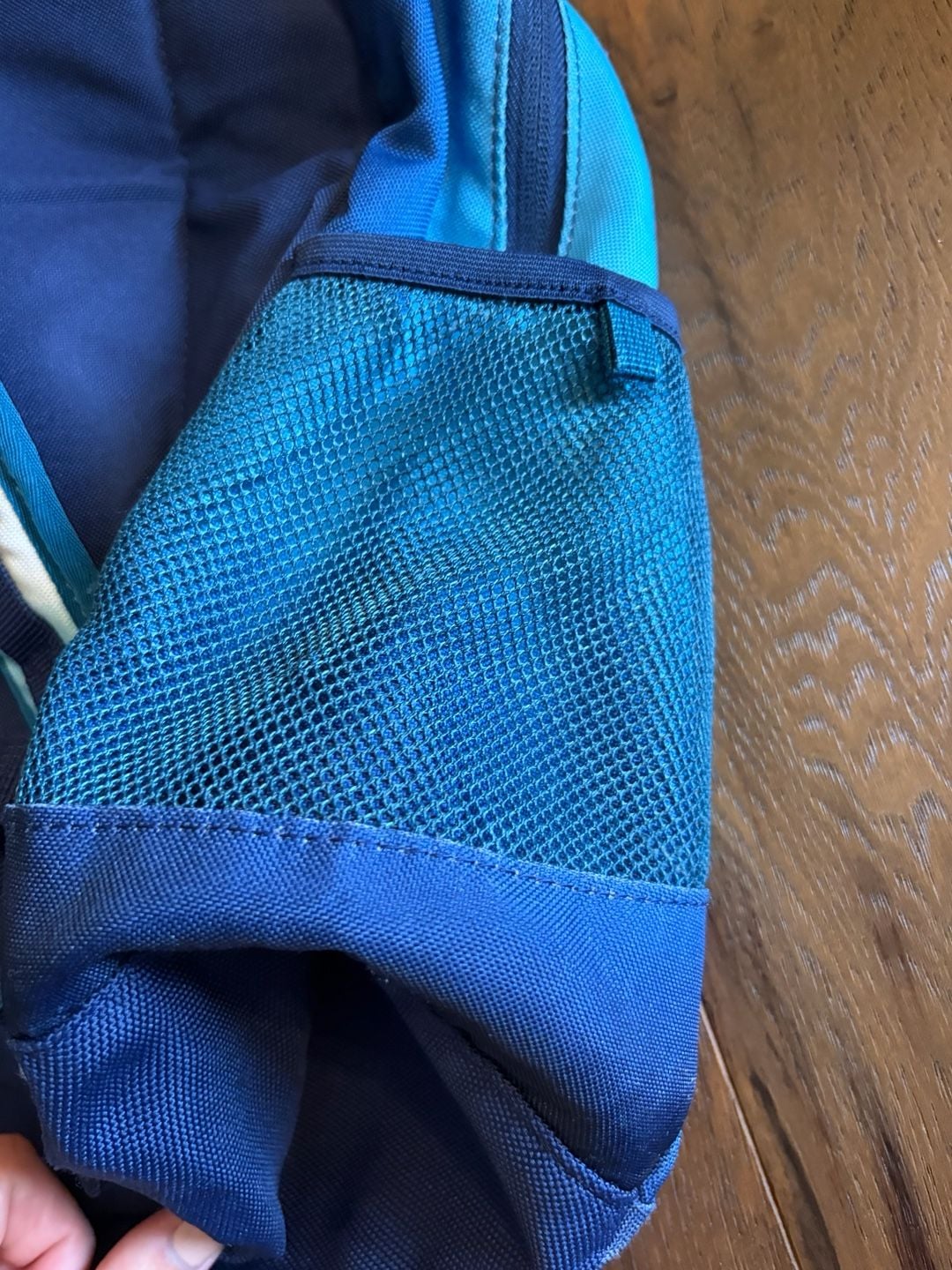 Lands' End Kids Backpack Panda Unicorn Blue Gradient 7