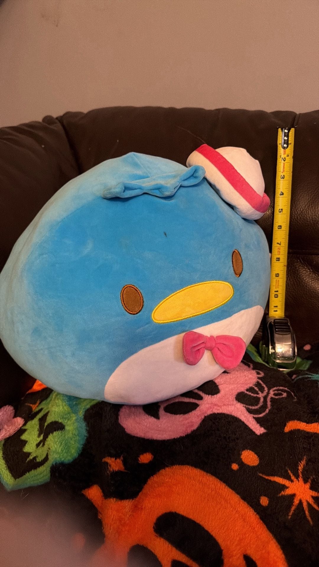 Sanrio Tuxedo Sam Dumpling Plush 10 Inch Blue 1