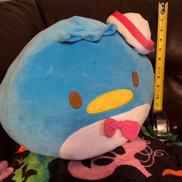Sanrio Tuxedo Sam Dumpling Plush 10 Inch Blue