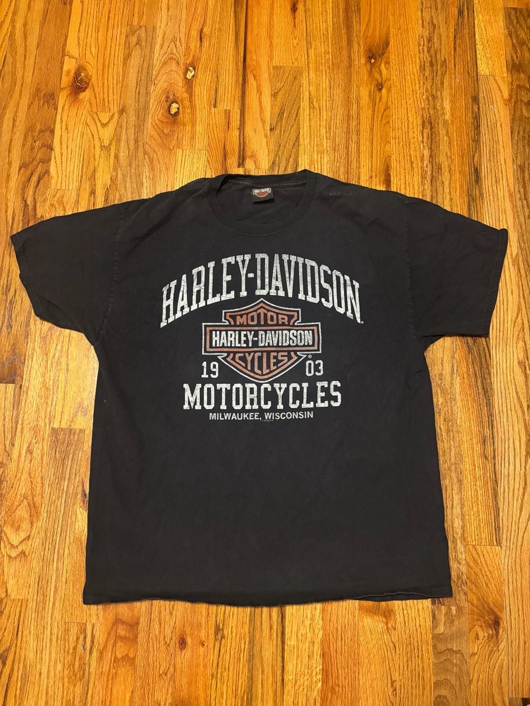 Harley Davidson Natchez Trace T-Shirt X-Large Black Tuscumbia AL 2012 3