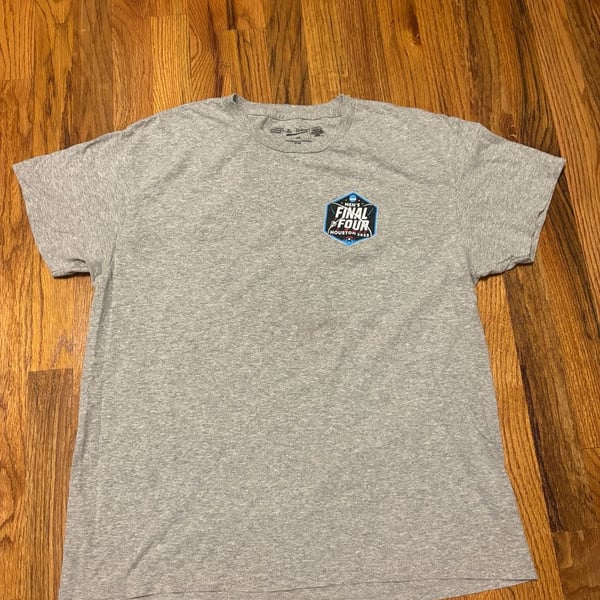 The Victory NCAA Men's Final Four Houston 2023 T-Shirt Size Large Gray