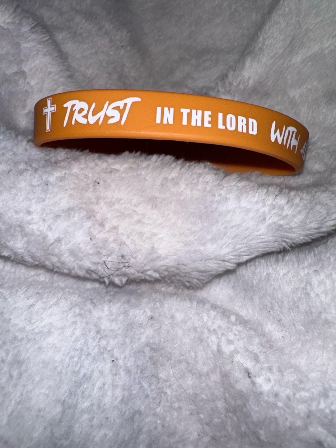 Christian Silicone Wristband Trust In The Lord Bible Verse Bracelet 20 Pieces 4
