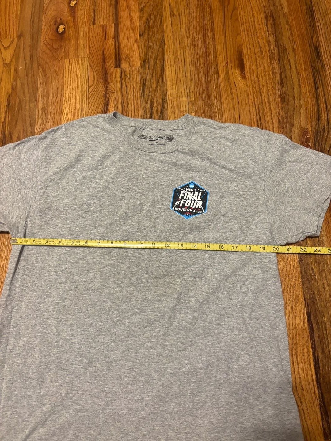 The Victory NCAA Men's Final Four Houston 2023 T-Shirt Size Large Gray 7
