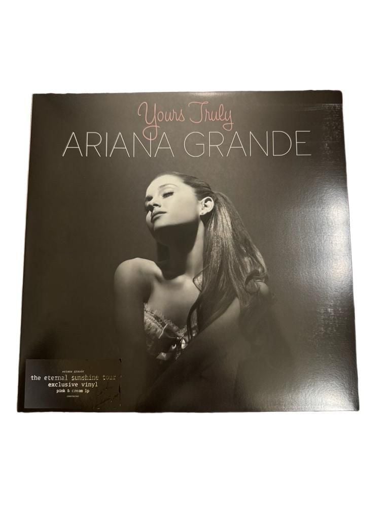 Ariana Grande Yours Truly Vinyl Pink & Cream TOUR EXCLUSIVE Eternal Sunshine LP 1