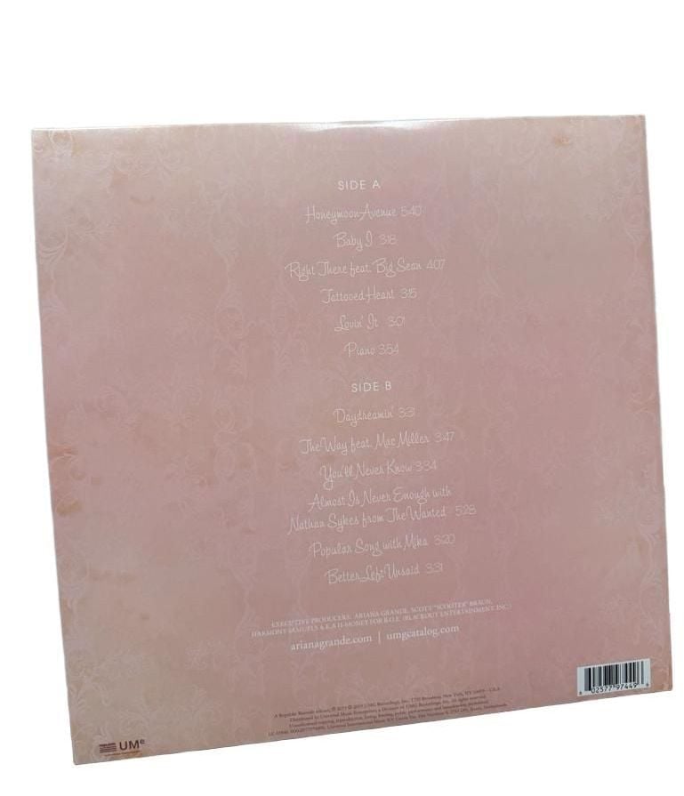 Ariana Grande Yours Truly Vinyl Pink & Cream TOUR EXCLUSIVE Eternal Sunshine LP 4
