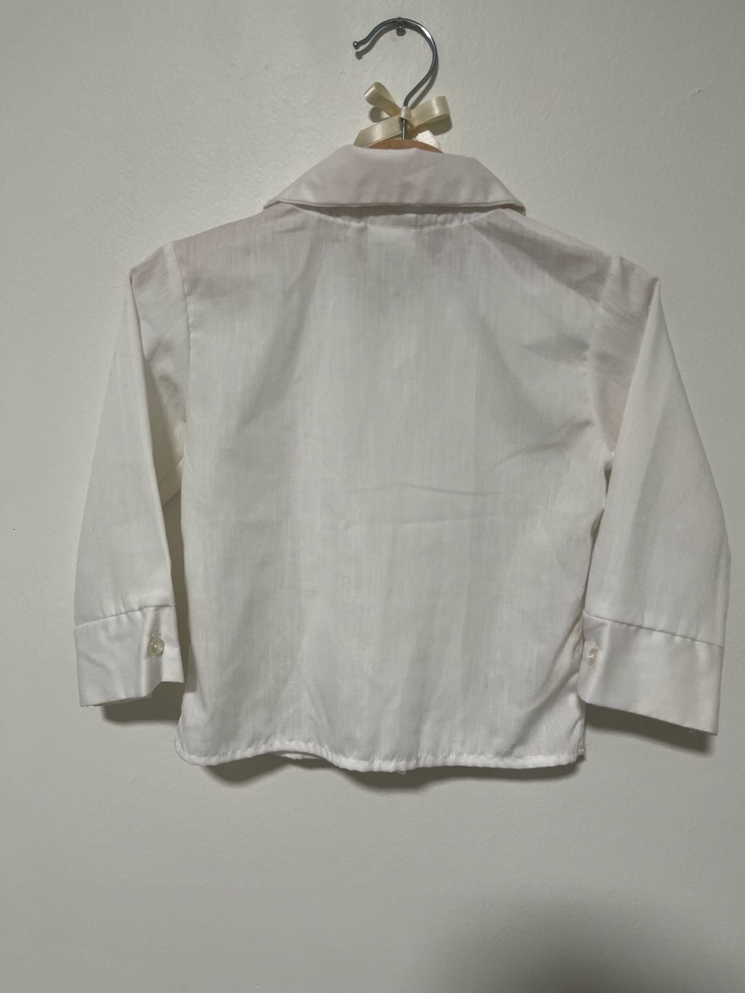 Toddle Time JCPenney Button-Down Shirt Size 2 White Long Sleeve Collared 5