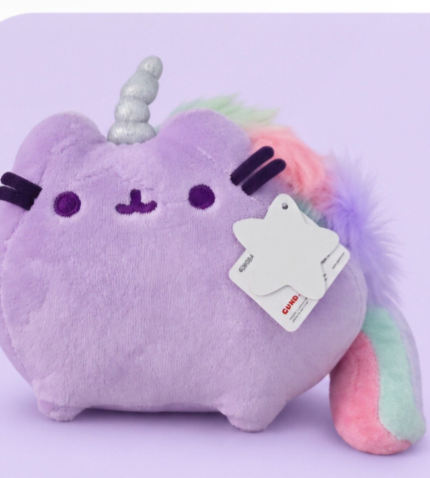 Gund Pusheen Pusheenicorn 7.5-Inch Purple Unicorn Plush Toy 3