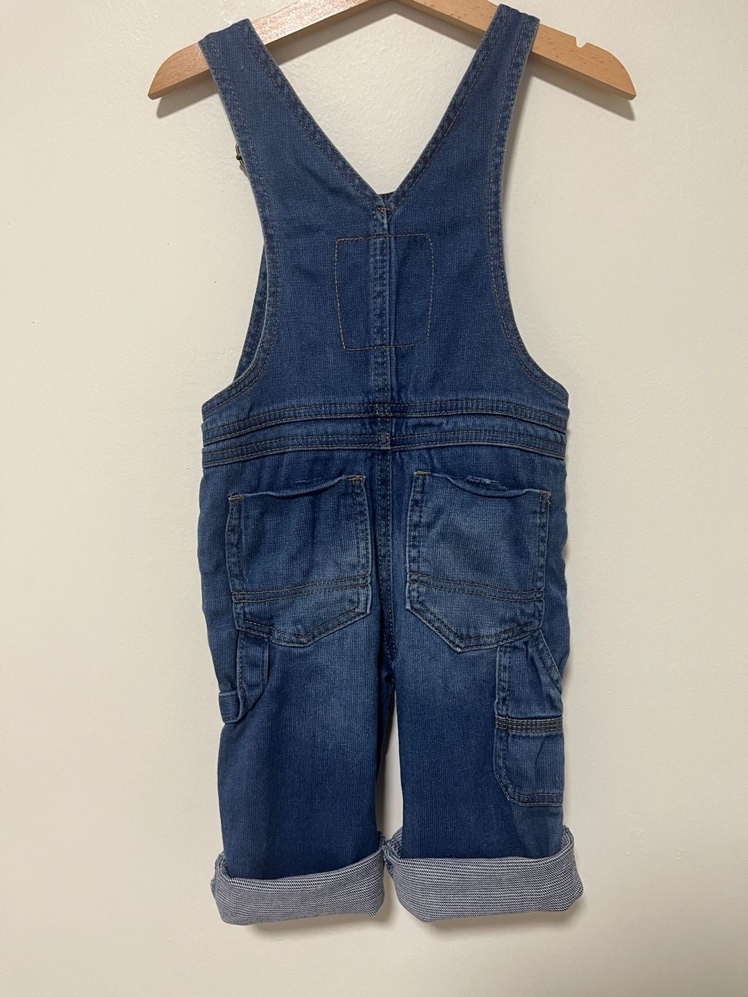 Genuine Kids From Oshkosh Denim Overalls Size 2T Blue Cotton 4