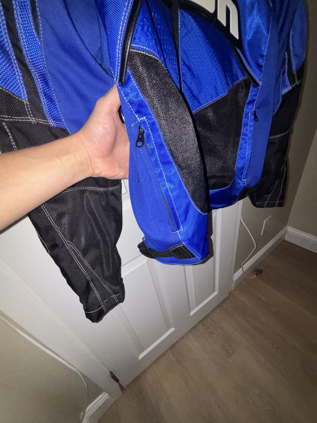 Icon Contra Jacket Blue Black Motorcycle 11