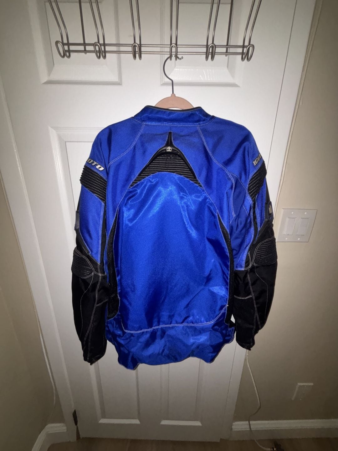 Icon Contra Jacket Blue Black Motorcycle 12