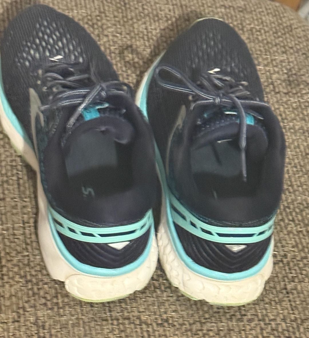 Brooks Ghost 11 Size 8 Wide Navy Blue Running Shoes 4