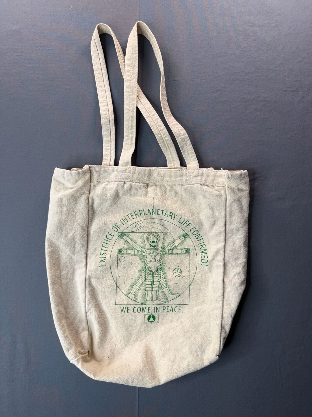 Rare 1996 Los Angeles Comic Book ScienceFiction Convention Tote Bag Mars Attacks 2
