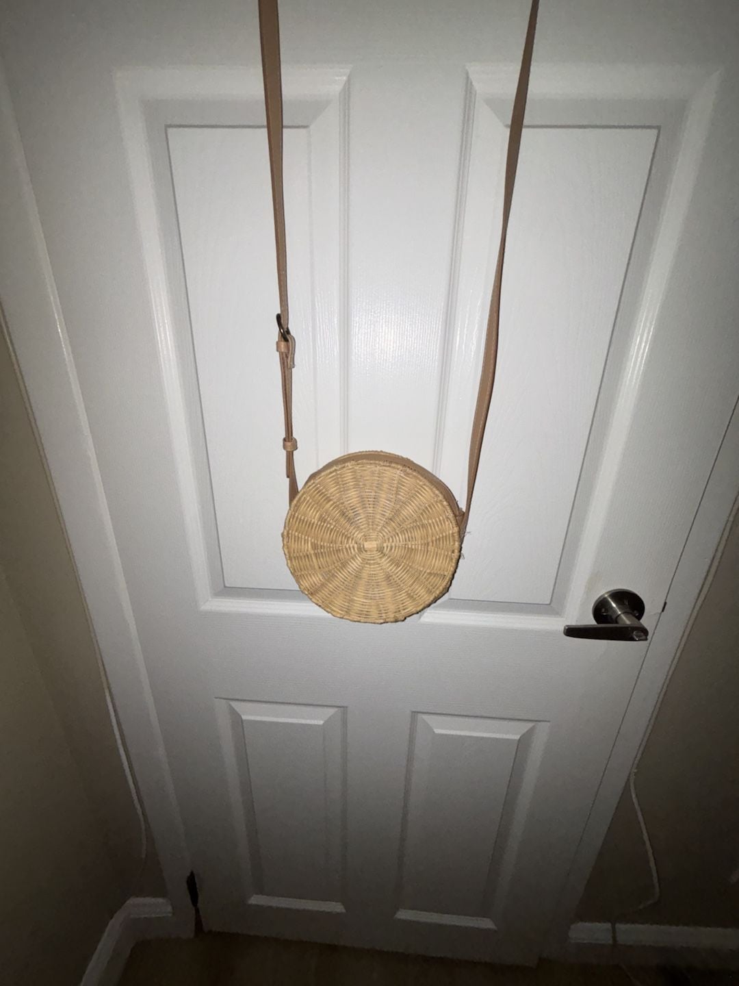 Zara Round Woven Straw Crossbody Bag 7