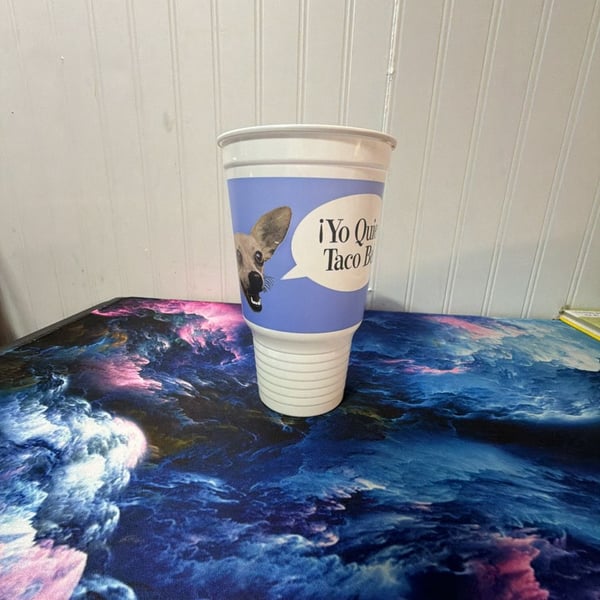 Taco Bell Vintage 1998 Yo Quiero Taco Bell Pepsi Plastic Cup