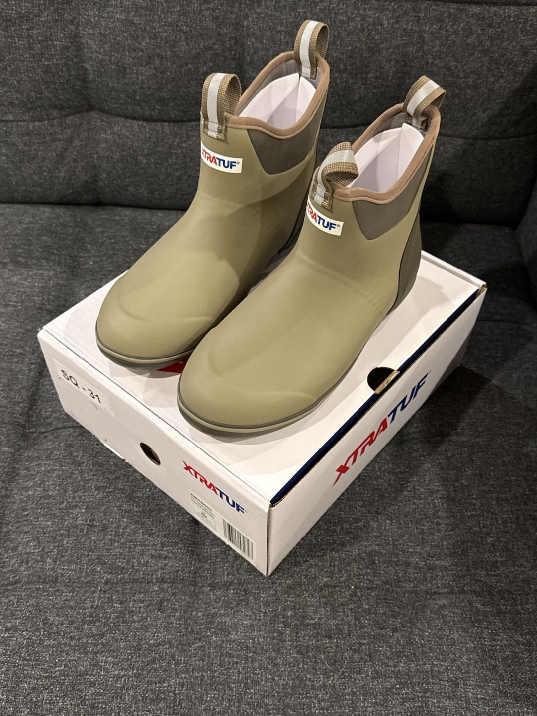 8M - XTRATUF Ankle Deck Boot Earth Brown 2
