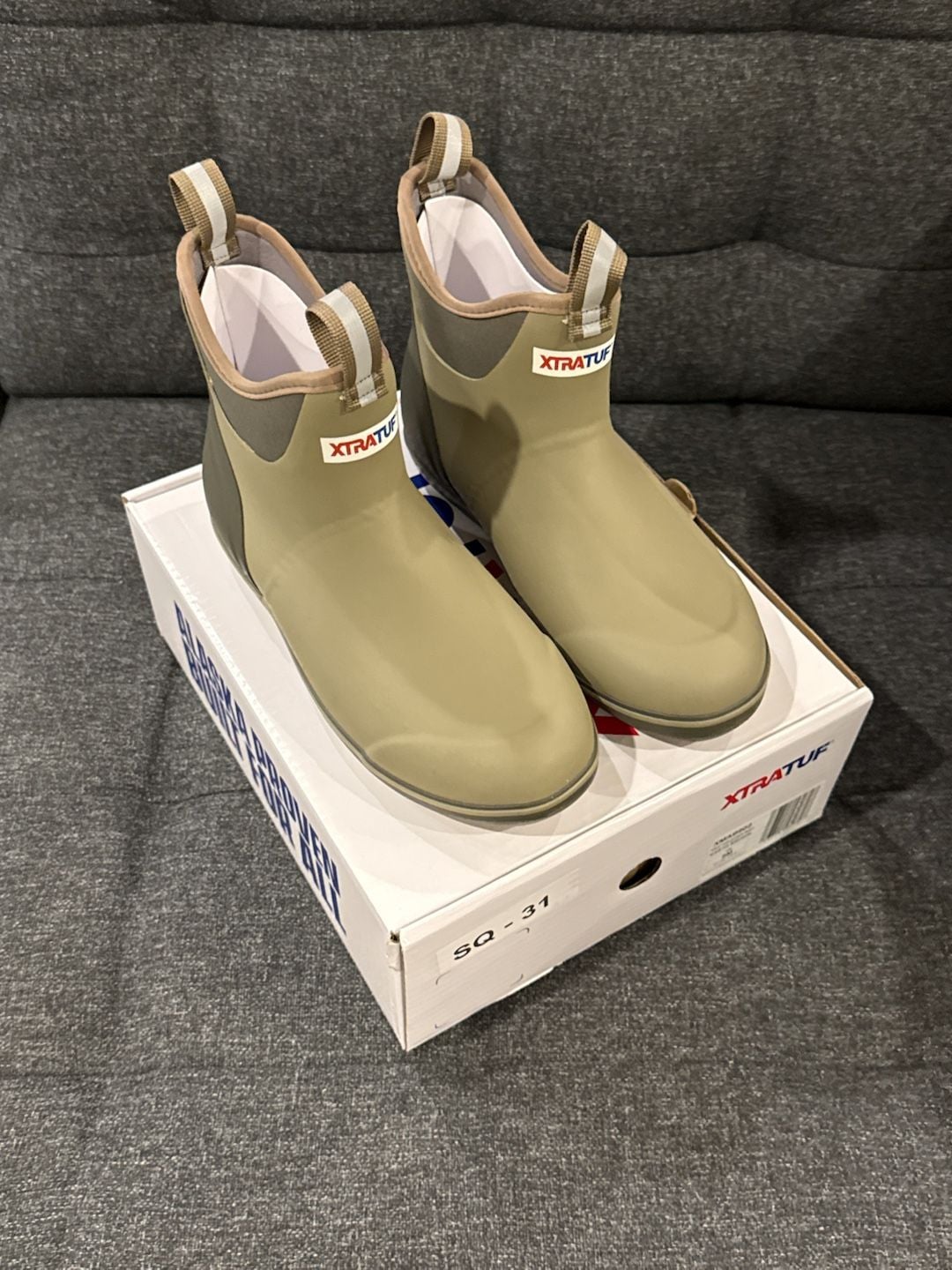 8M - XTRATUF Ankle Deck Boot Earth Brown 6