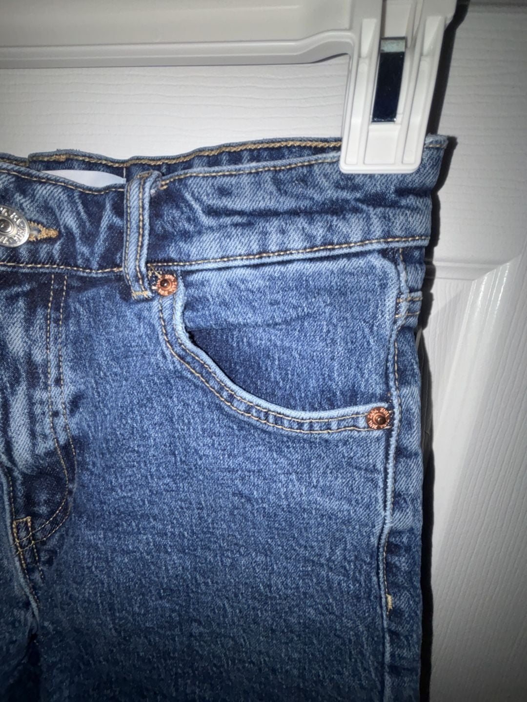 Zara Denim Cut-Off Jean Shorts Blue 7